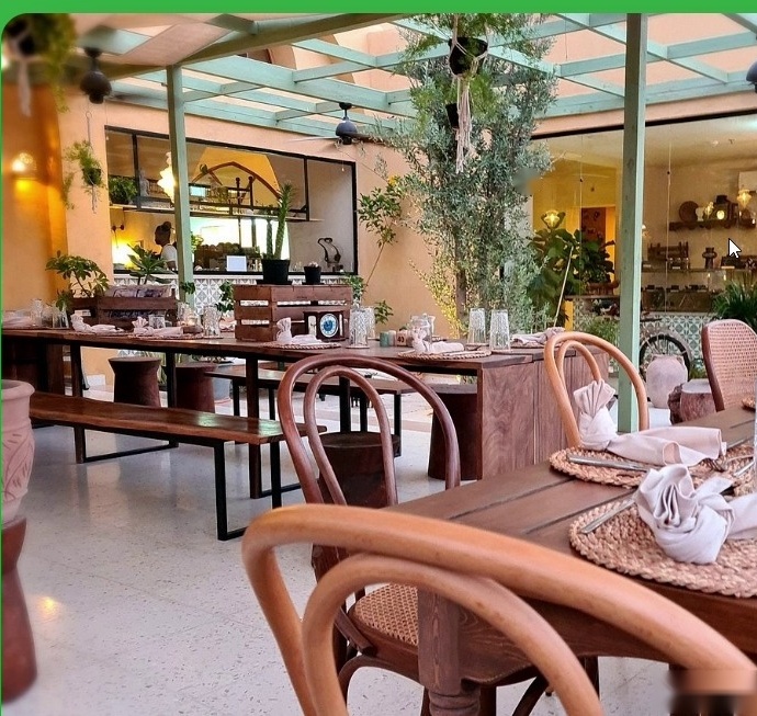 Nicole's Greenhouse interior