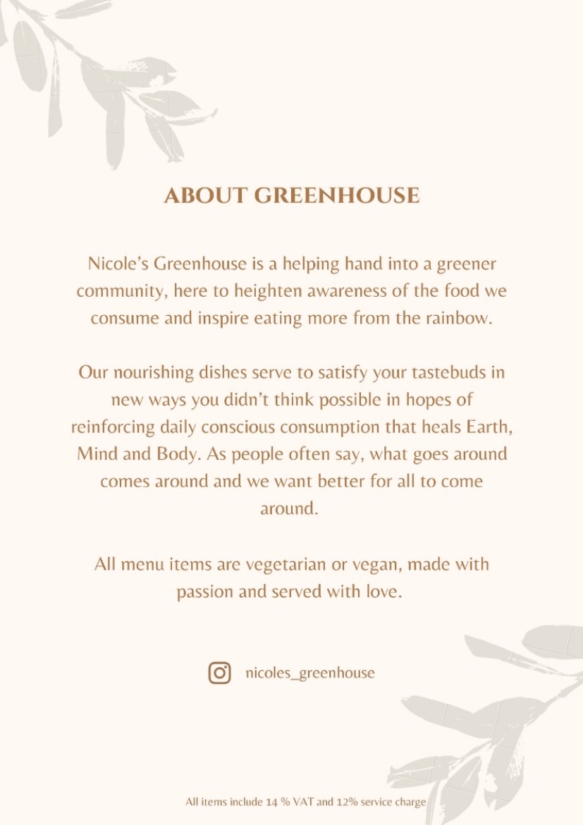 Nicole's Greenhouse Summer Menu — page 2